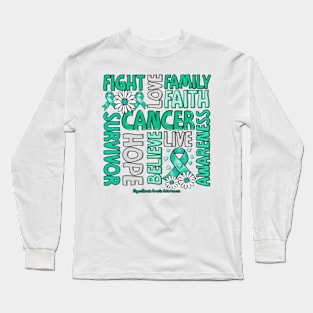 Myasthenia Gravis Awareness Awareness - Fight love survivor ribbon Long Sleeve T-Shirt